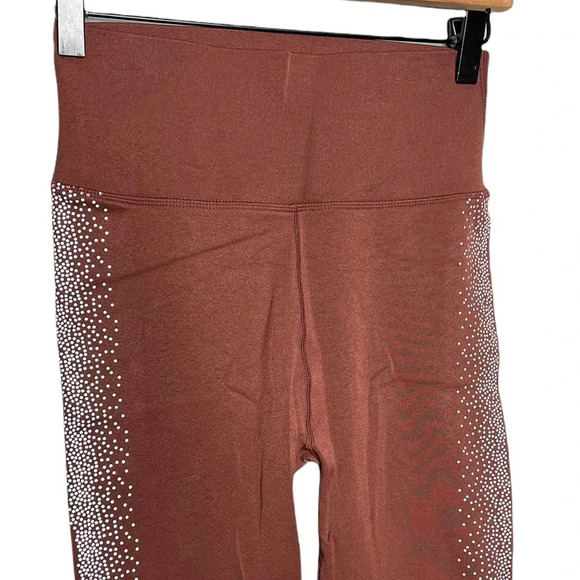 Fabletics Sculptknit High Waisted Reflective Leggings Size XS / Chestnut - Picture 3 of 7